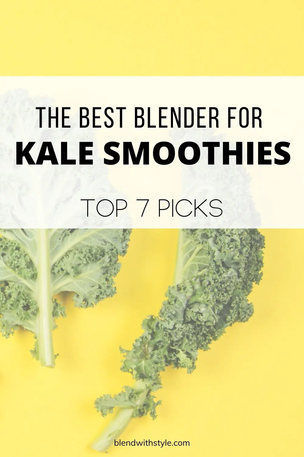 best blender for kale smoothies