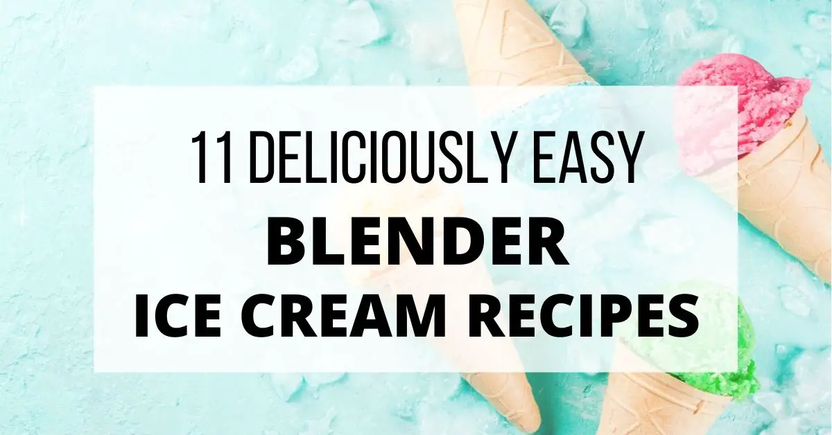 11 Ridiculously Easy Blender Ice Cream Recipes Blend with Style