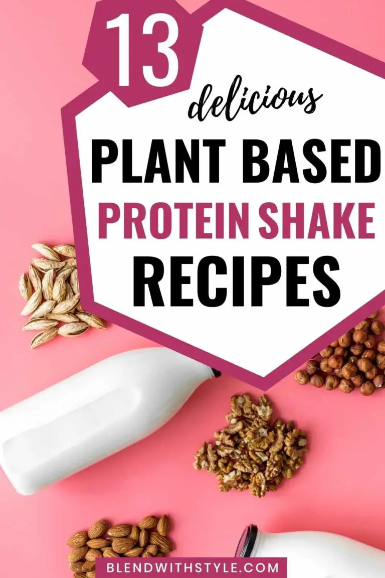 Flavorful Plant Based Protein Shake Recipes In Blend With Style